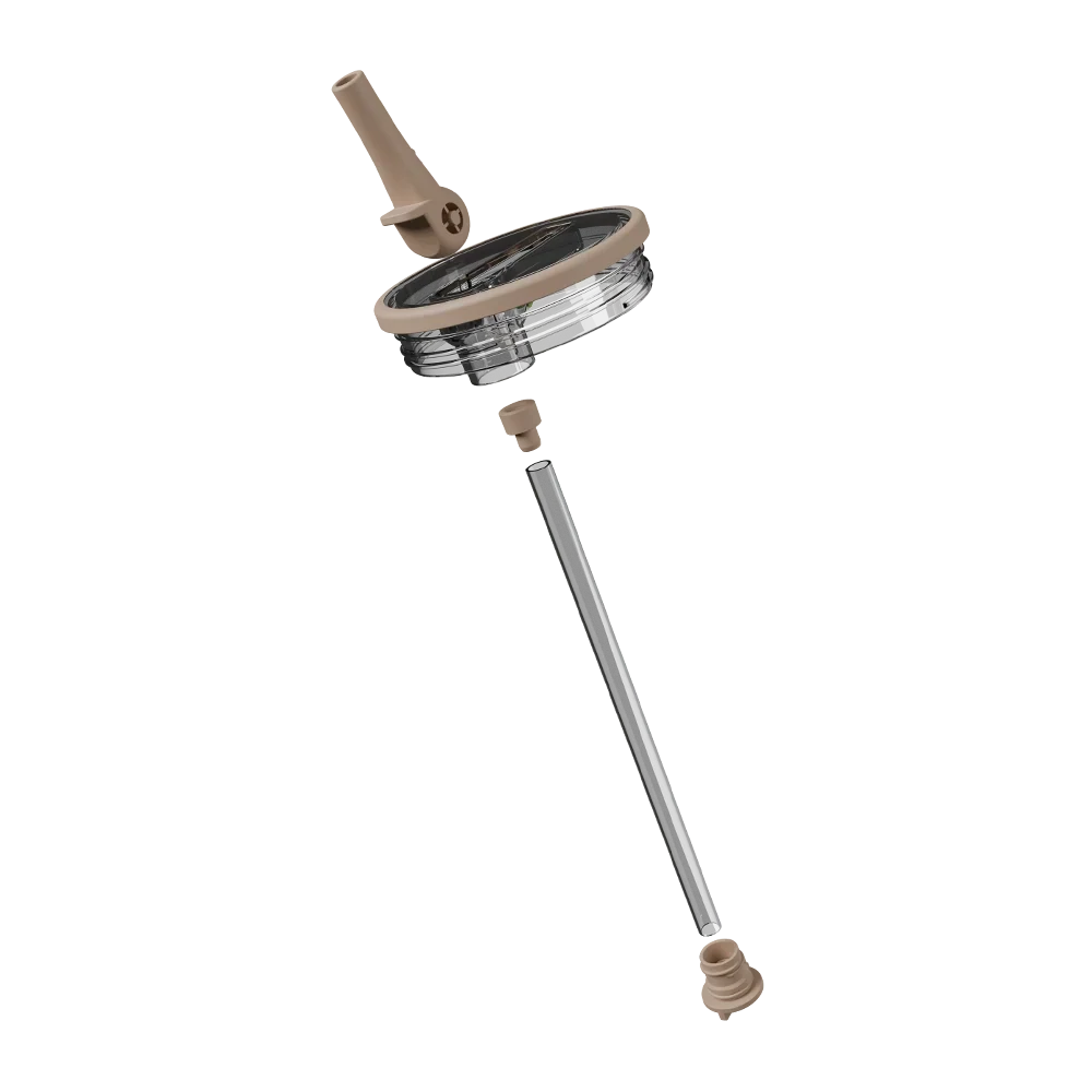 Removable Traveler Lid 32oz | Easy-Clean Flip Straw Leakproof