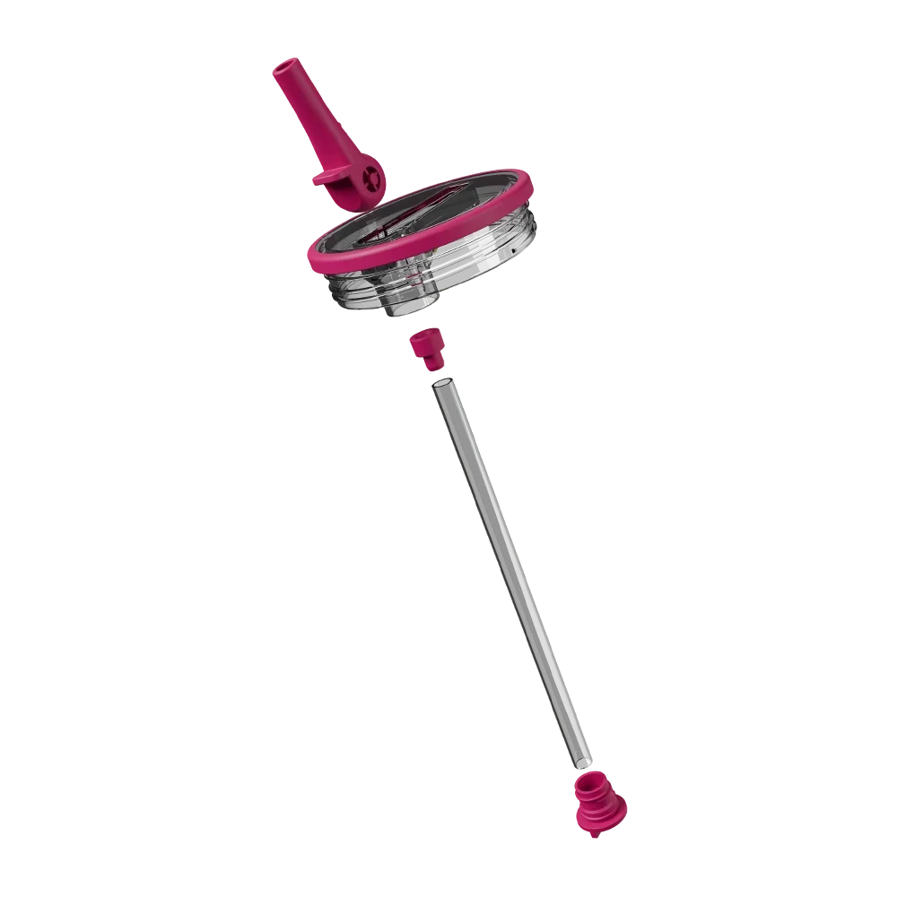 Removable Traveler Lid 32oz | Easy-Clean Flip Straw Leakproof