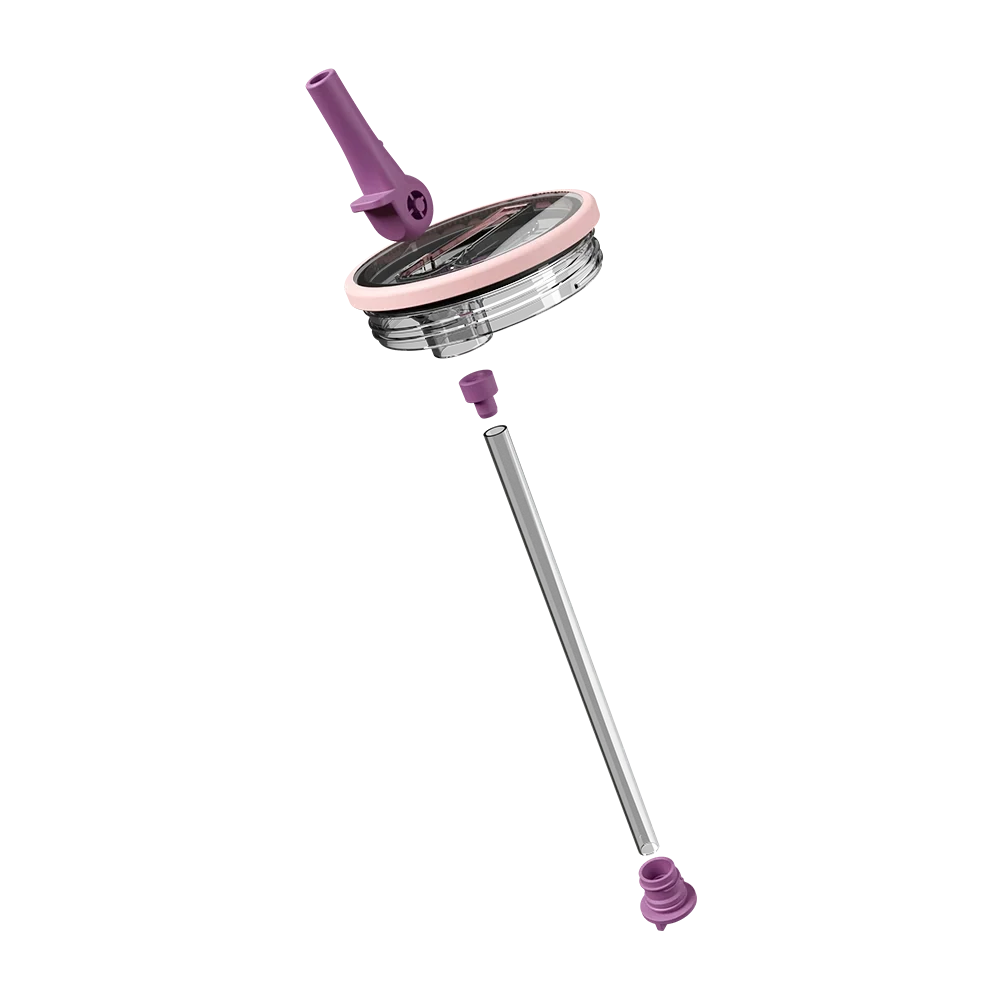 Removable Traveler Lid 32oz | Easy-Clean Flip Straw Leakproof