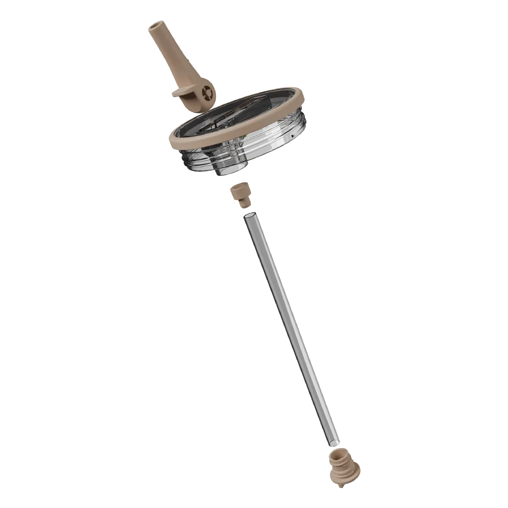Removable Traveler Lid 40oz | Easy-Clean Flip Straw Leakproof