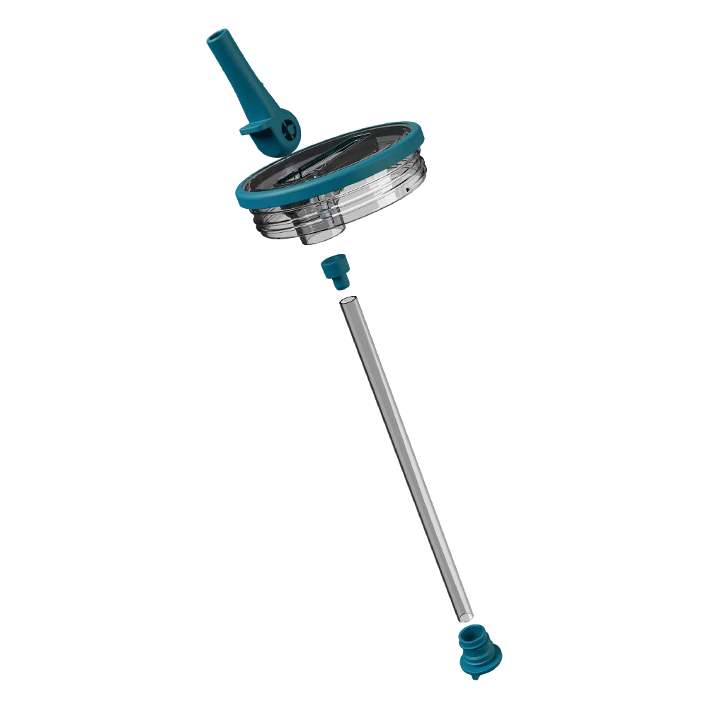 Removable Traveler Lid 40oz | Easy-Clean Flip Straw Leakproof