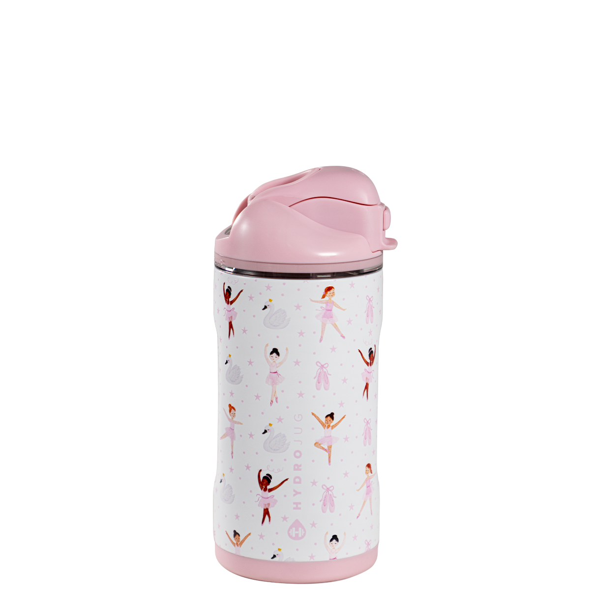 Ease2o 14oz | Leakproof 2-in-1 Kids Water Bottle with Straw &amp; Chug Spout – Ballerina