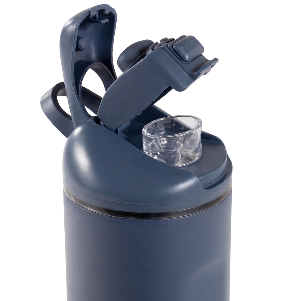 Ease2o 14oz | Leakproof 2-in-1 Kids Water Bottle with Straw &amp; Chug Spout – Cascade