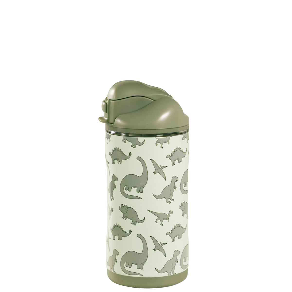 Ease2o 14oz | Leakproof 2-in-1 Kids Water Bottle with Straw &amp; Chug Spout – Dinosaur