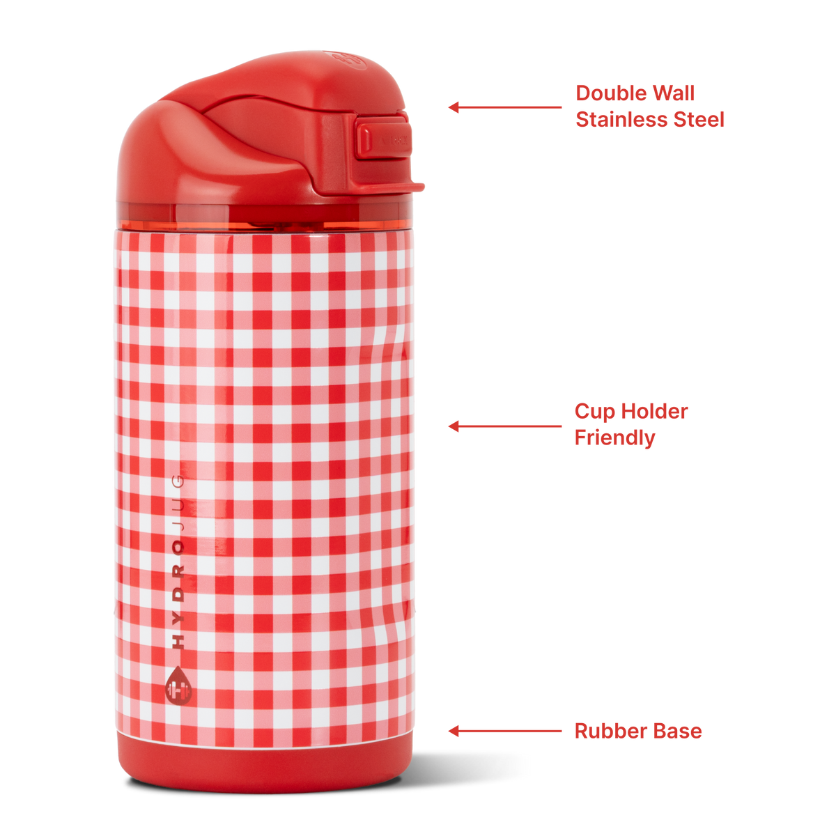 Ease2o 14oz | Leakproof 2-in-1 Kids Water Bottle with Straw &amp; Chug Spout – Summer Picnic