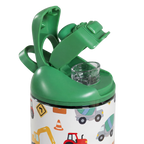 Ease2o 14oz | Leakproof 2-in-1 Kids Water Bottle Straw &amp; Chug Spout – Under Construction
