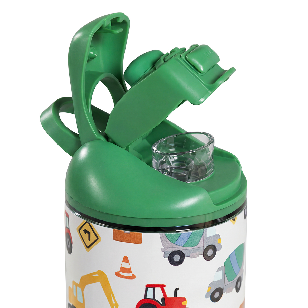 Ease2o 14oz | Leakproof 2-in-1 Kids Water Bottle Straw &amp; Chug Spout – Under Construction