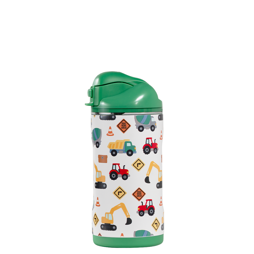 Ease2o 14oz | Leakproof 2-in-1 Kids Water Bottle Straw &amp; Chug Spout – Under Construction