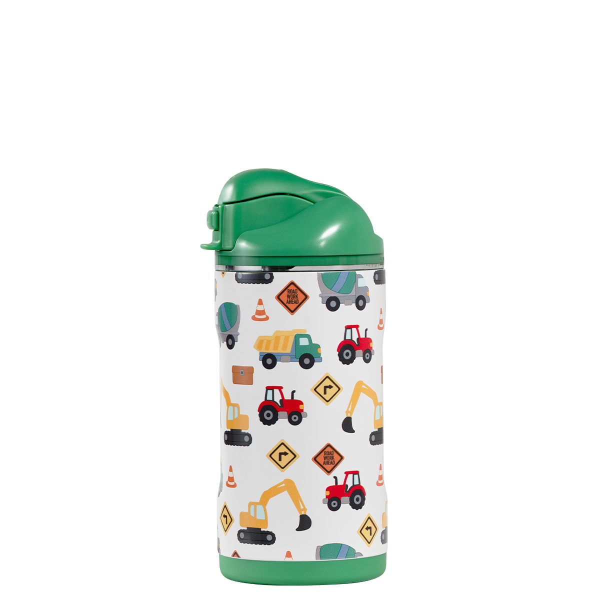 Ease2o 14oz | Leakproof 2-in-1 Kids Water Bottle Straw &amp; Chug Spout – Under Construction