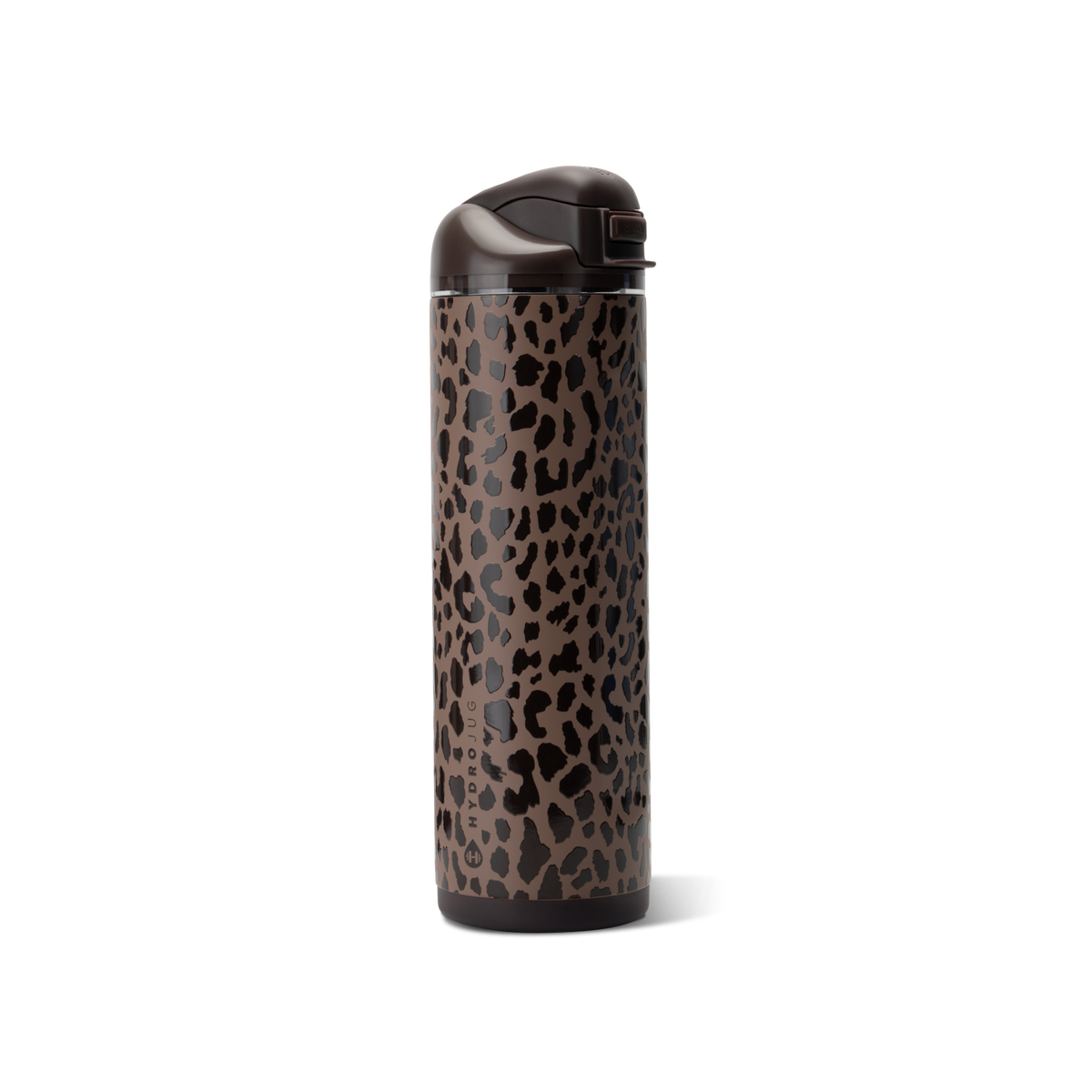 Ease2o 24oz | 2-in-1 Water Bottle with Soft Straw &amp; Chug Spout – Brown Leopard
