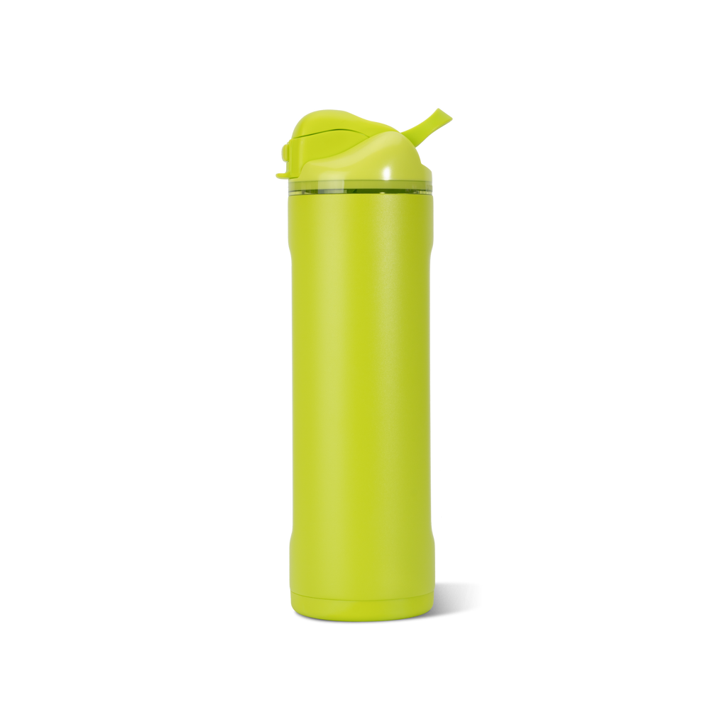 Ease2o 24oz | 2-in-1 Water Bottle with Soft Straw &amp; Chug Spout – Lemon Lime