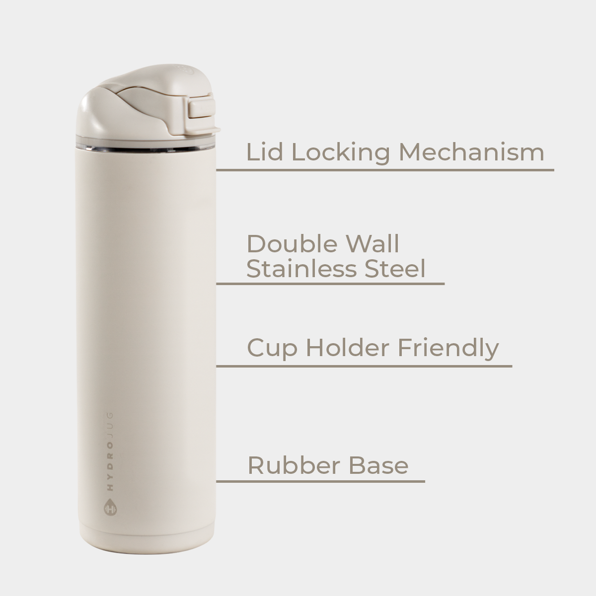 Ease2o 24oz | 2-in-1 Water Bottle with Soft Straw &amp; Chug Spout – Linen