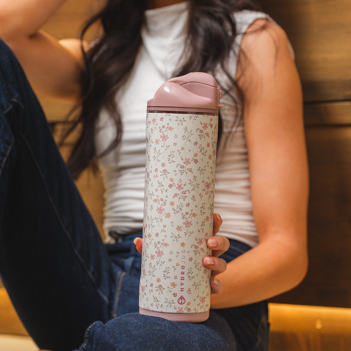 Ease2o 24oz | 2-in-1 Water Bottle with Soft Straw &amp; Chug Spout – Magnolia