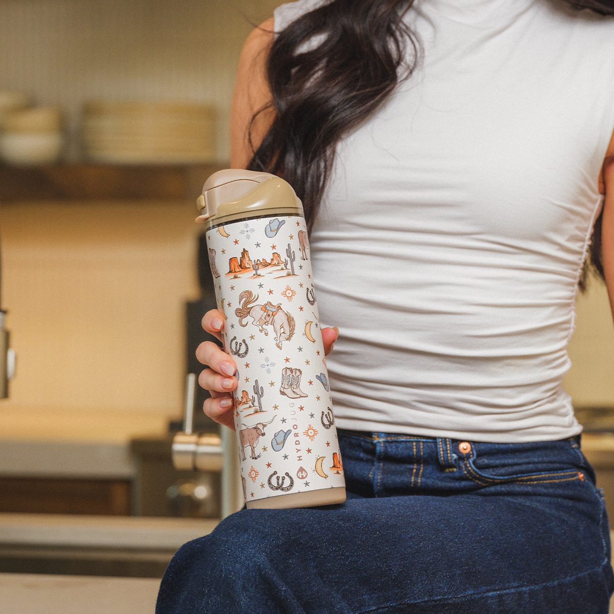 Ease2o 32oz | Compact Water Bottle with Straw &amp; Chug Spout – Mesa