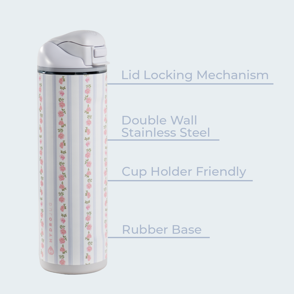 Ease2o 24oz | 2-in-1 Water Bottle with Soft Straw &amp; Chug Spout – Primrose