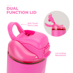Ease2o 24oz | 2-in-1 Water Bottle with Soft Straw &amp; Chug Spout – Razzle