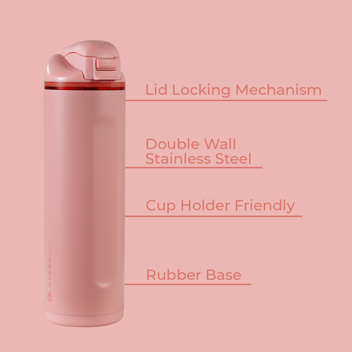 Ease2o 24oz | 2-in-1 Water Bottle with Soft Straw &amp; Chug Spout – Tulip