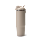 Ease2o 32oz | Compact Water Bottle with Straw &amp; Chug Spout – Dune