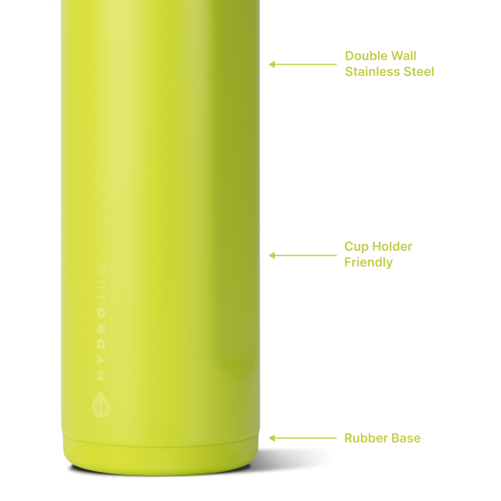 Ease2o 24oz | 2-in-1 Water Bottle with Soft Straw &amp; Chug Spout – Lemon Lime