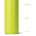 Ease2o 24oz | 2-in-1 Water Bottle with Soft Straw &amp; Chug Spout – Lemon Lime
