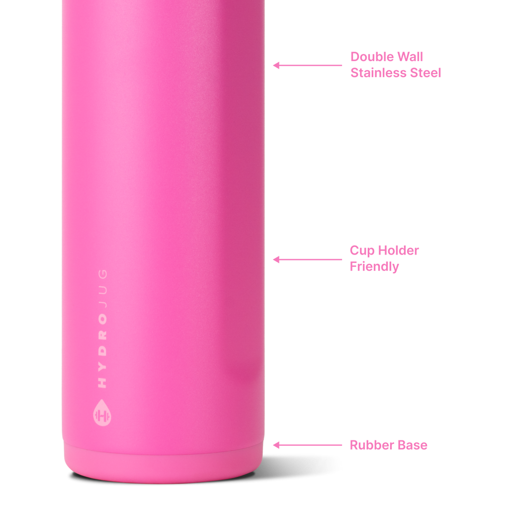 Ease2o 24oz | 2-in-1 Water Bottle with Soft Straw &amp; Chug Spout – Razzle