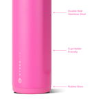 Ease2o 24oz | 2-in-1 Water Bottle with Soft Straw &amp; Chug Spout – Razzle