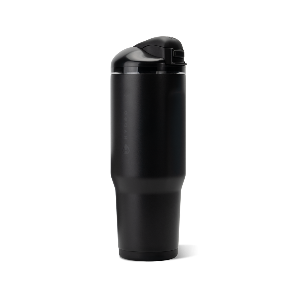 Ease2o 40oz | Dual-Function Water Bottle with Straw &amp; Chug Spout – Black