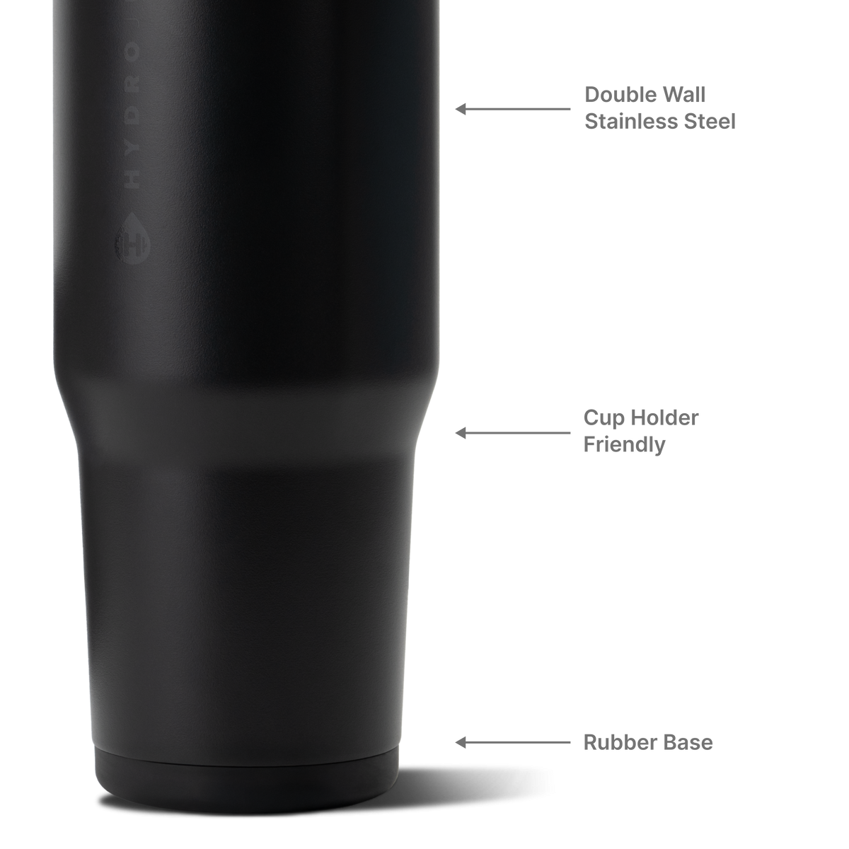 Ease2o 40oz | Dual-Function Water Bottle with Straw &amp; Chug Spout – Black