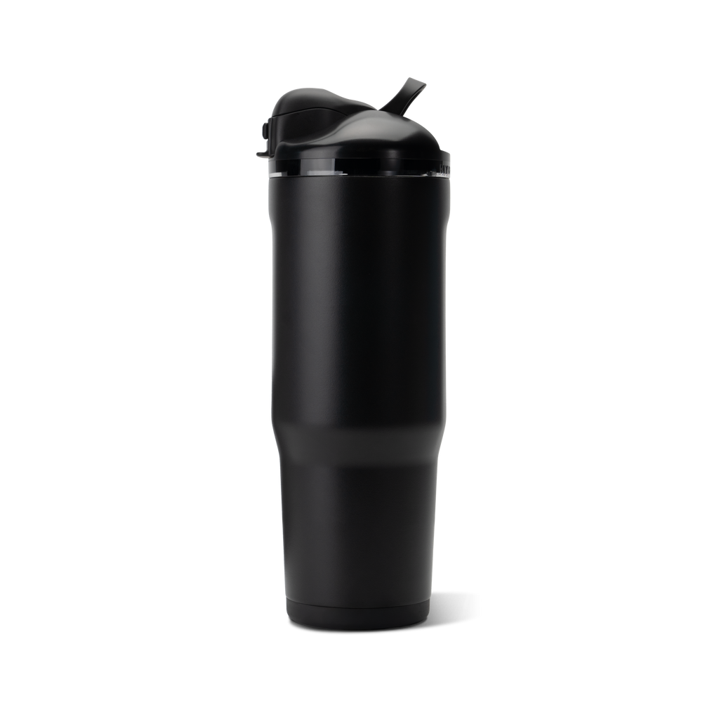 Ease2o 40oz | Dual-Function Water Bottle with Straw &amp; Chug Spout – Black