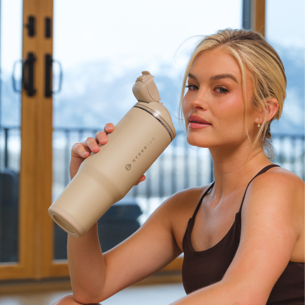Ease2o 40oz | Dual-Function Water Bottle with Straw &amp; Chug Spout – Dune