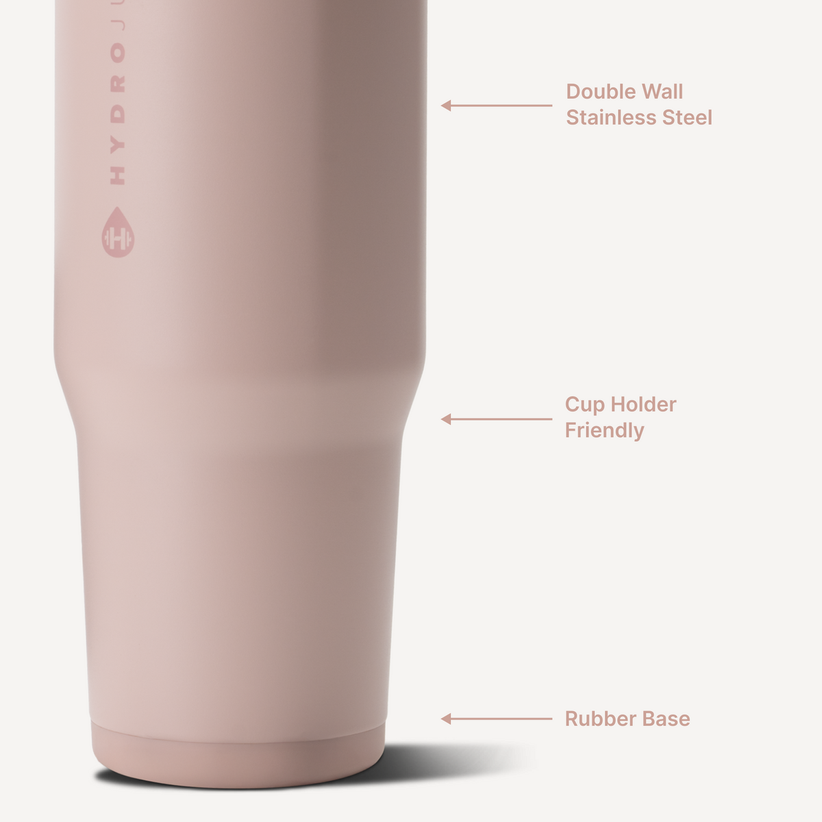 Ease2o 40oz | Dual-Function Water Bottle with Straw &amp; Chug Spout – Dusty Rose