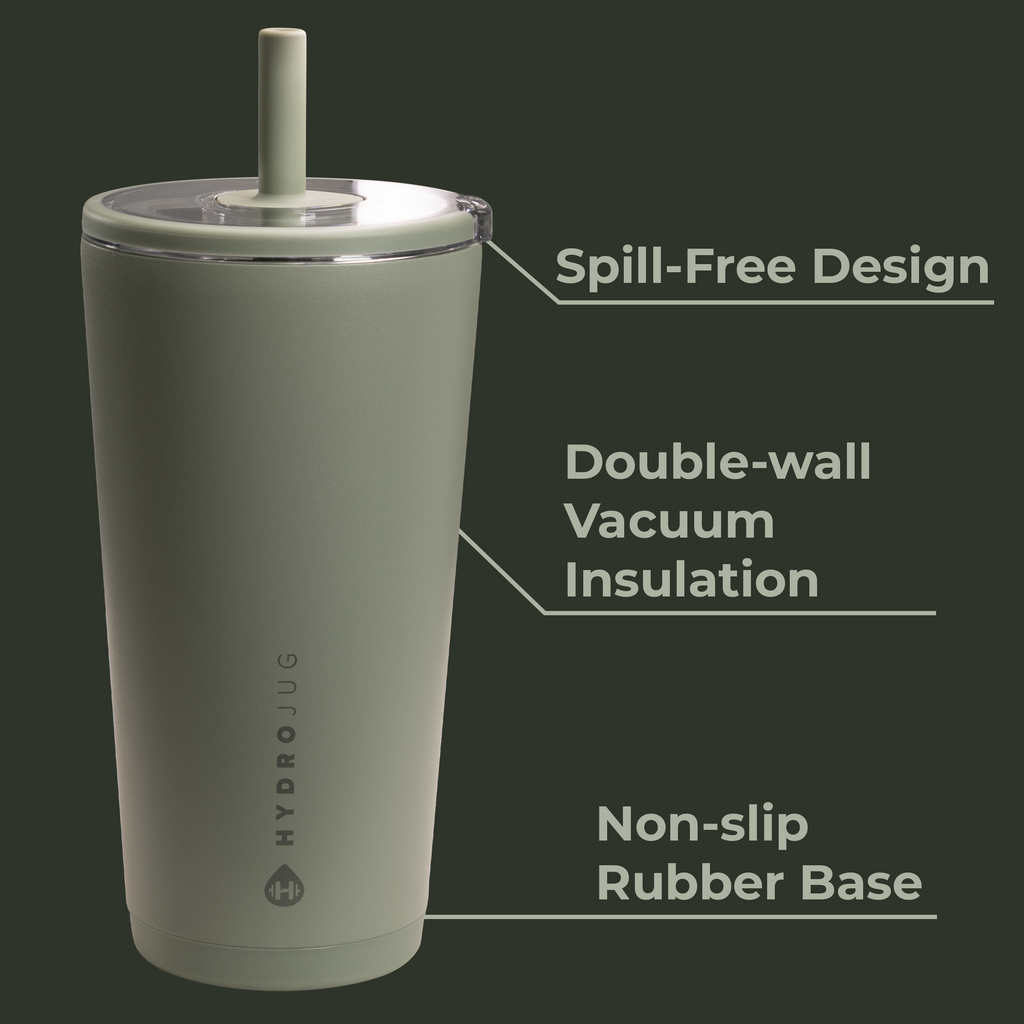Everyday Tumbler 20oz | Ceramic-Lined Insulated Tumbler with Straw – Courtyard