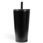 Everyday Tumbler 20oz | Ceramic-Lined Insulated Tumbler with Straw – Black
