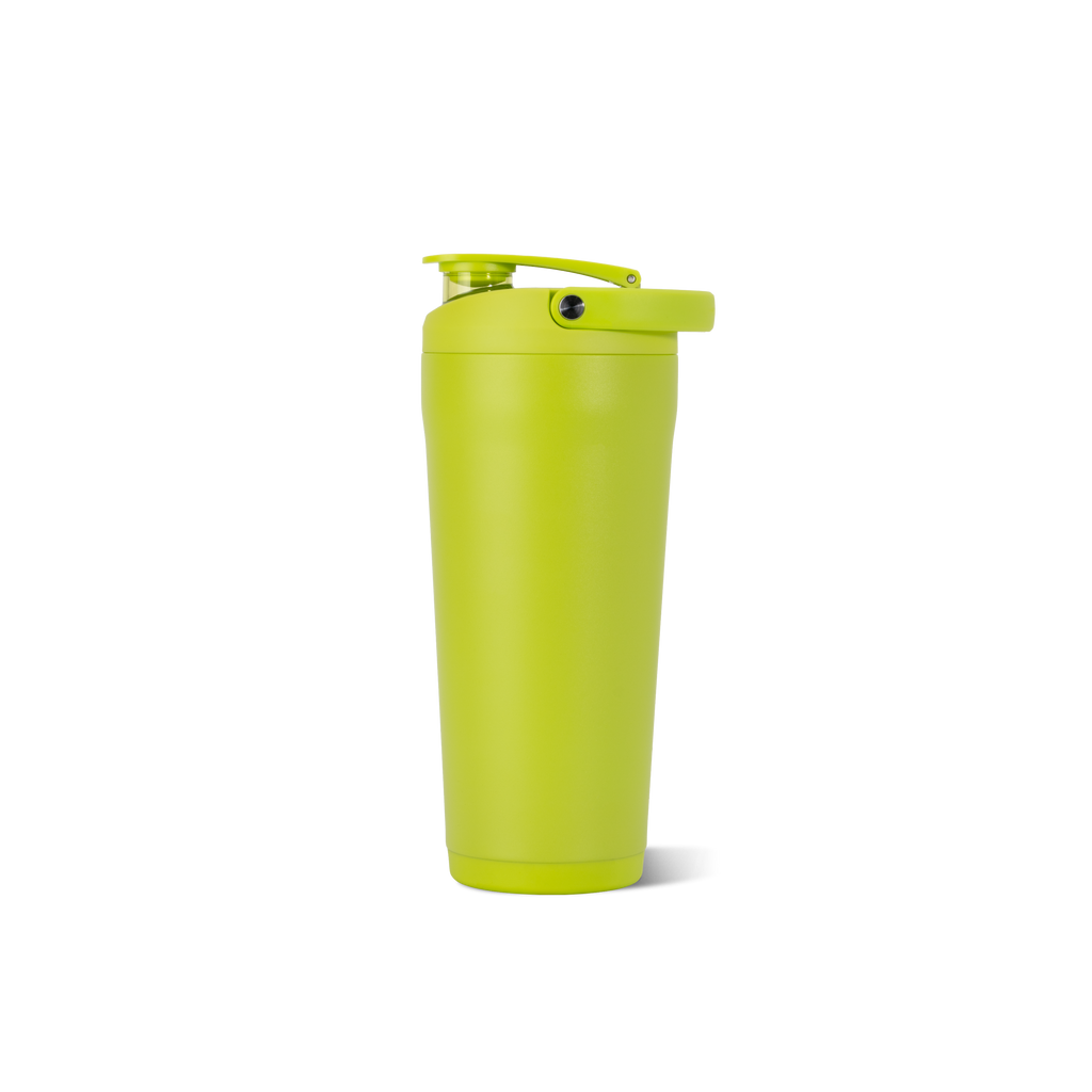 Insulated Shaker 24oz | Stainless Steel Protein Shaker Silent Grate – Lemon Lime