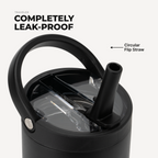 Sport 20oz | Insulated Water Bottle Leakproof Flip Straw – Black