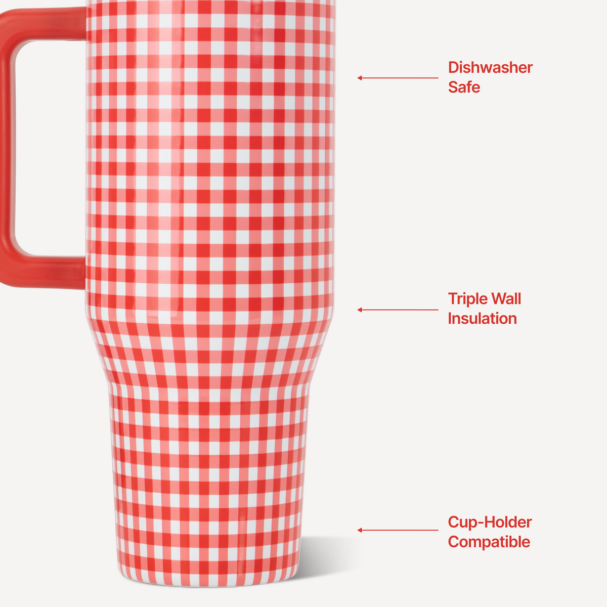 Traveler 40oz | Insulated Tumbler with Handle – Summer Picnic