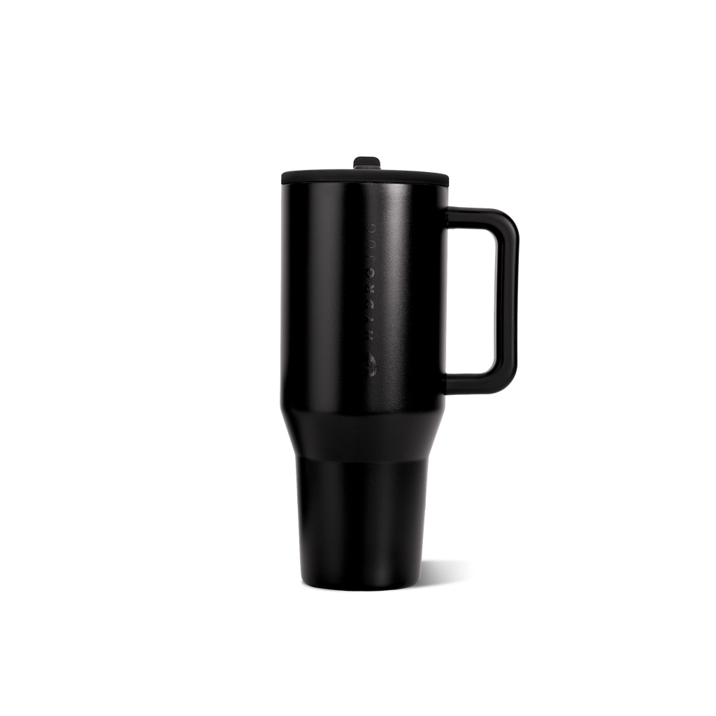 Traveler 32oz | Leakproof Insulated Tumbler with Handle – Black