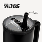 Traveler 32oz | Leakproof Insulated Tumbler with Handle – Black