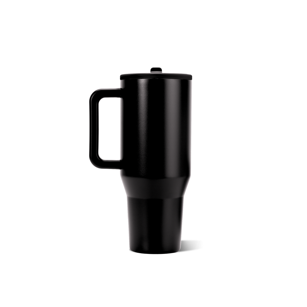Traveler 32oz | Leakproof Insulated Tumbler with Handle – Black