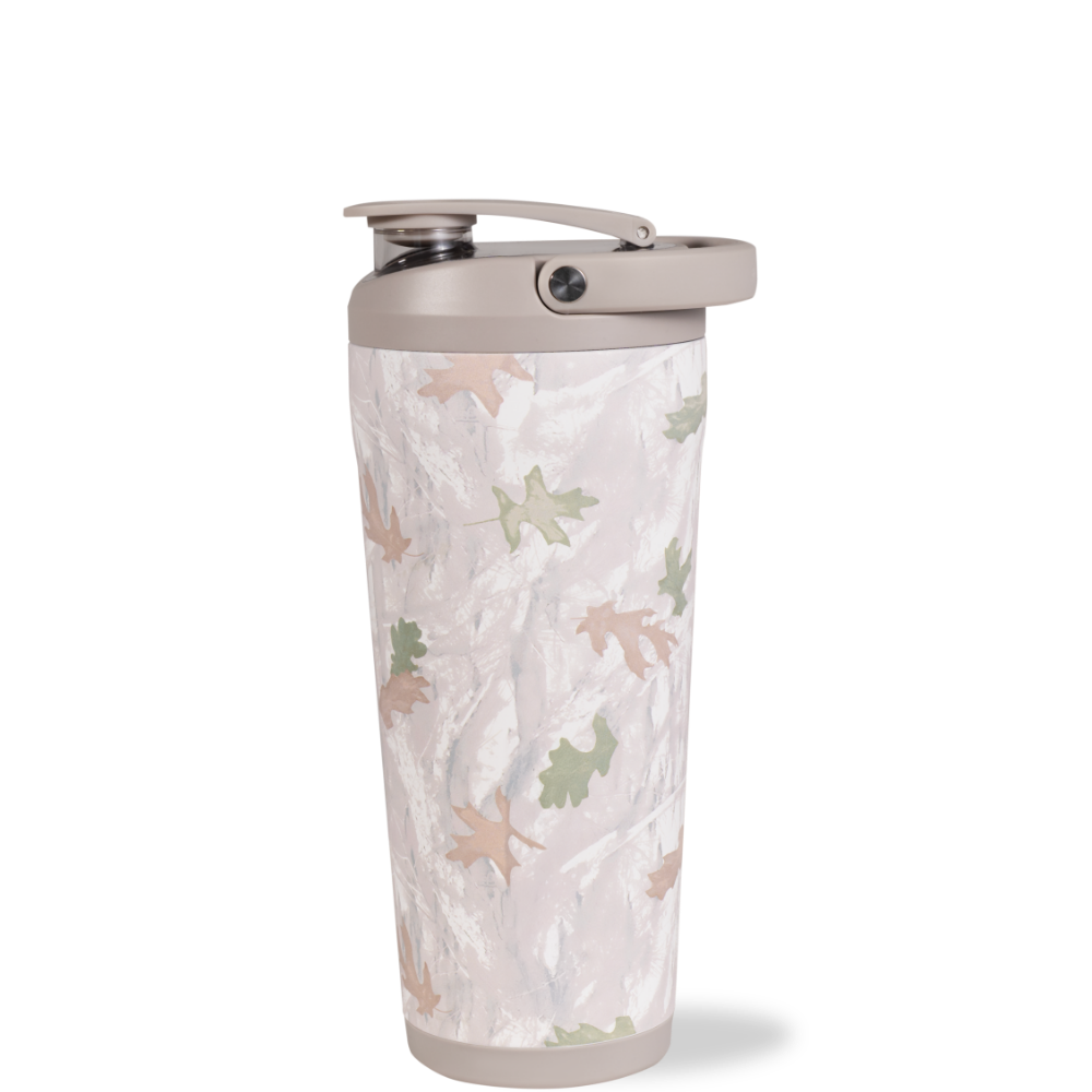 Insulated Shaker 24oz | Stainless Steel Protein Shaker Silent Grate – Camo