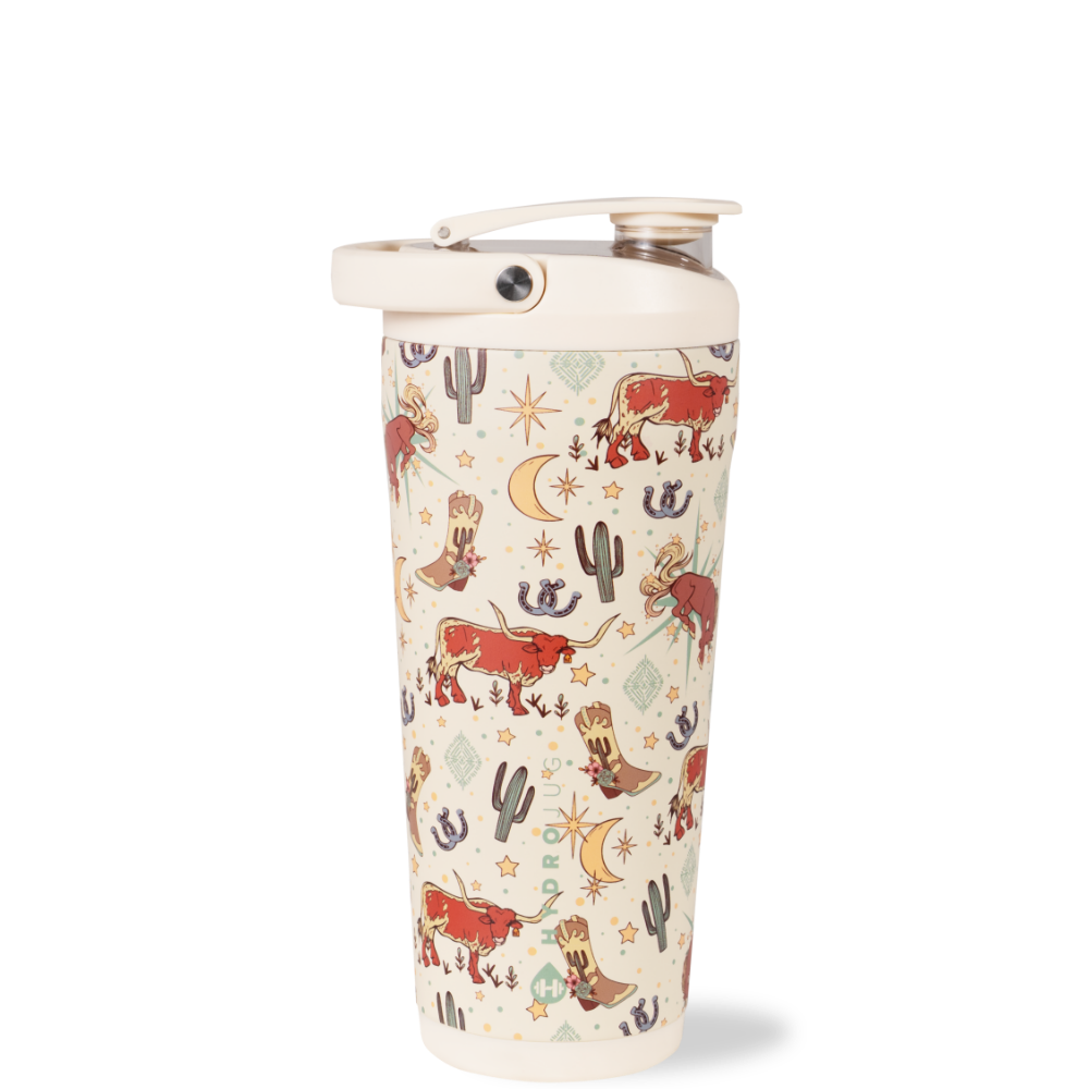 Insulated Shaker 24oz | Stainless Steel Protein Shaker Silent Grate – Rodeo
