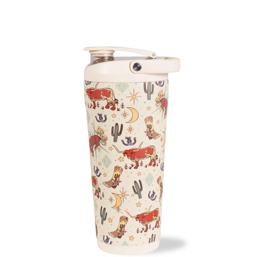 Insulated Shaker 24oz | Stainless Steel Protein Shaker Silent Grate – Rodeo