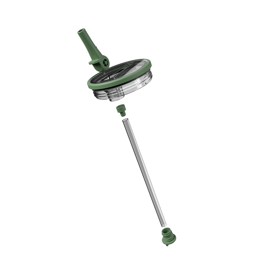 Removable Traveler Lid 40oz | Easy-Clean Flip Straw Leakproof